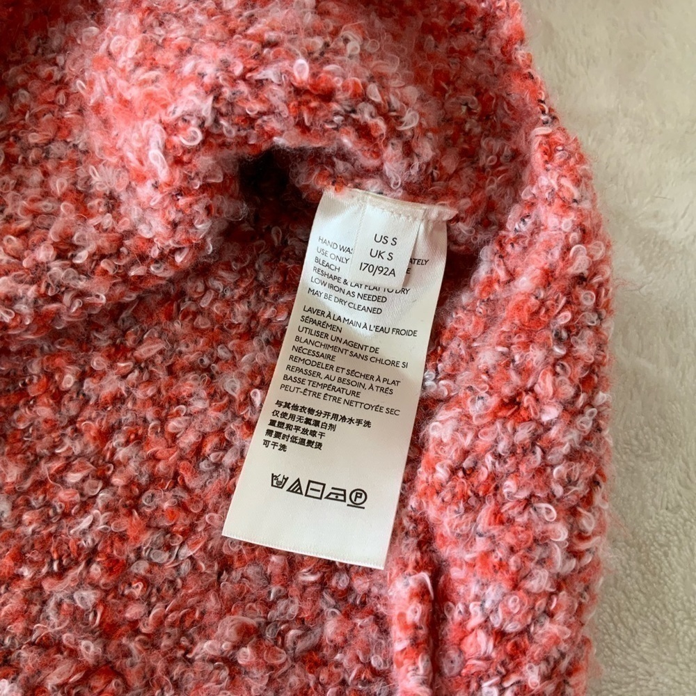 FREE People BFF Cowl Neck Boucle Sweater - Picture 7 of 9